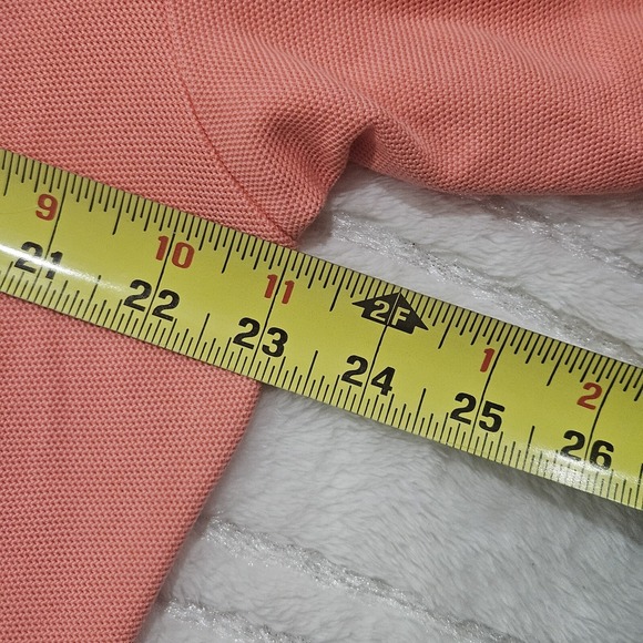 Tommy Bahama Polo Shirt Men's Salmon Coral Colored Cotton Blend Polo Size L - Picture 6 of 7